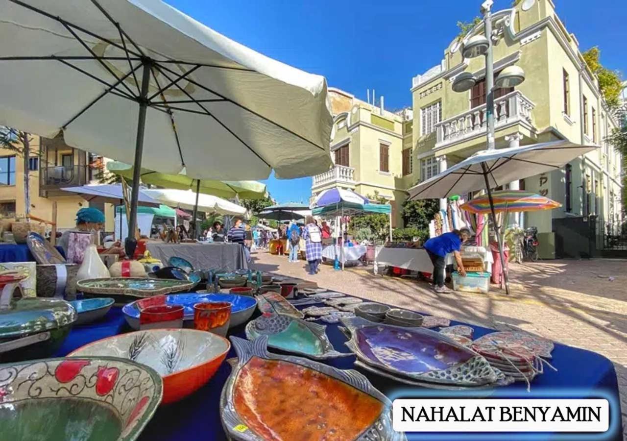 Tel-Aviv Center, Near The Beach, Terrace, 2 People Exterior photo