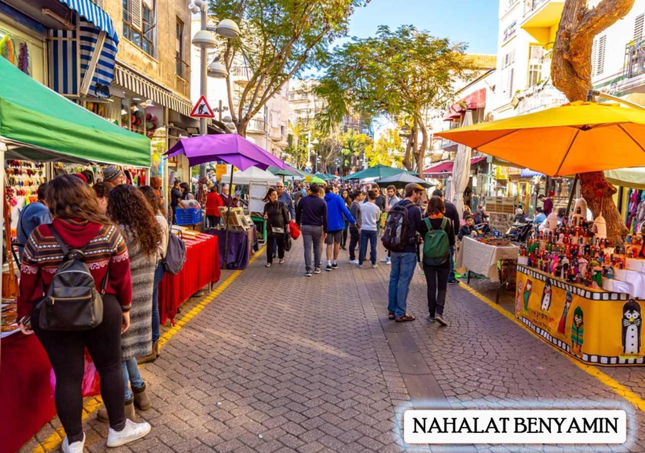 Tel-Aviv Center, Near The Beach, Terrace, 2 People Exterior photo
